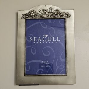 Seagull Fine Pewter 25th Anniversary Picture Frame – 5x7